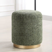 Casa Bella Living Textured Forest Green Ottoman