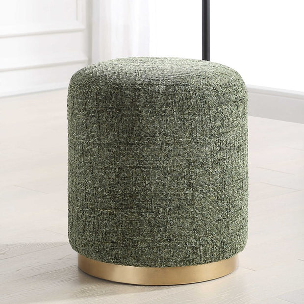 Casa Bella Living Textured Forest Green Ottoman