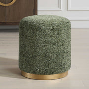 Casa Bella Living Textured Forest Green Ottoman