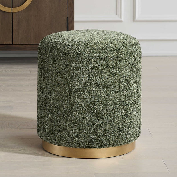 Casa Bella Living Textured Forest Green Ottoman