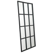 Essentials For Living Grid Mirror ~ Matte Black Oak