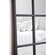 Essentials For Living Grid Mirror ~ Matte Black Oak