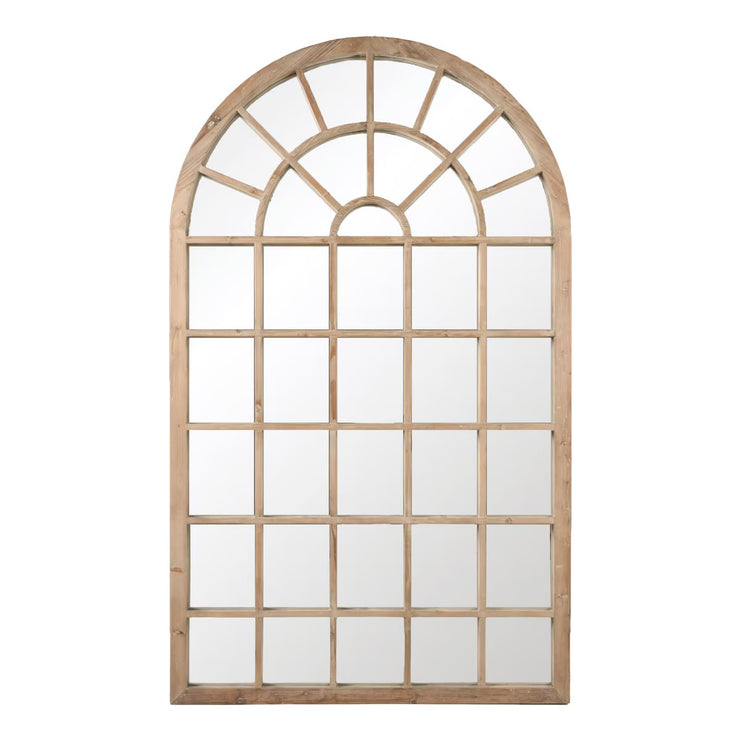Essentials For Living Venetian Mirror ~ Smoke Gray Pine