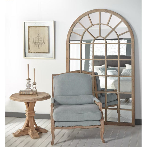 Essentials For Living Venetian Mirror ~ Smoke Gray Pine