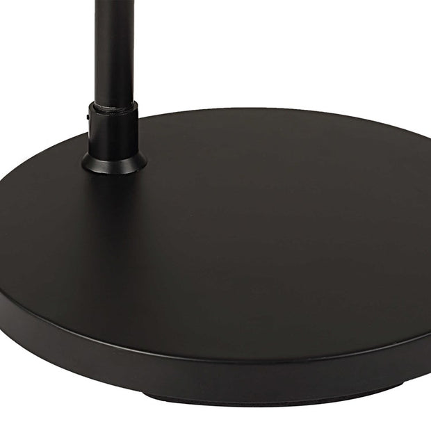 Casa Bella Living Black Finished Metal Arched Floor Lamp