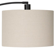Casa Bella Living Black Finished Metal Arched Floor Lamp