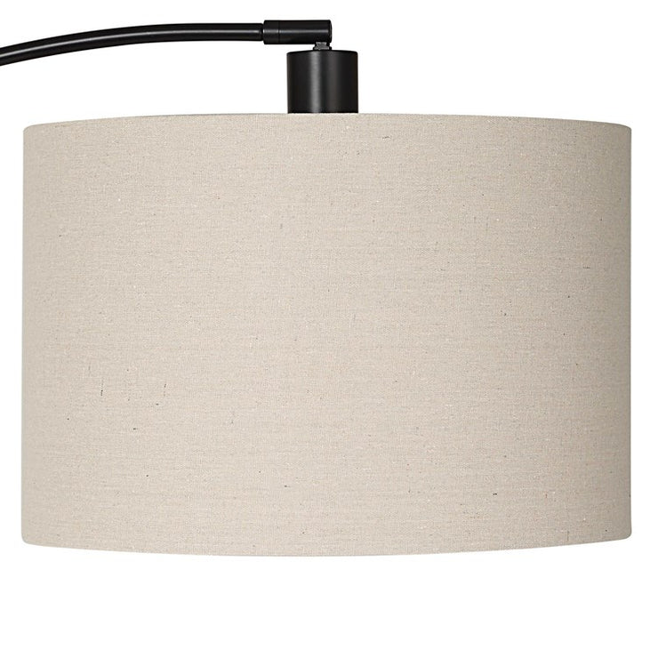 Casa Bella Living Black Finished Metal Arched Floor Lamp