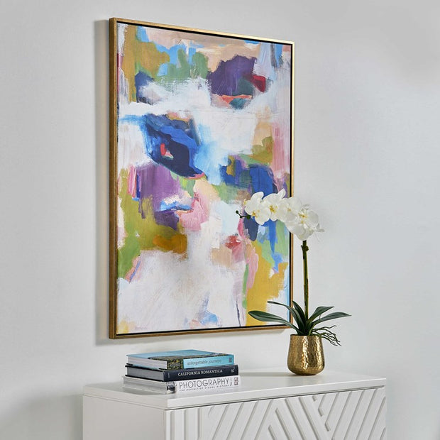 Casa Bella Living Bursting Colors Giclee Framed Canvas