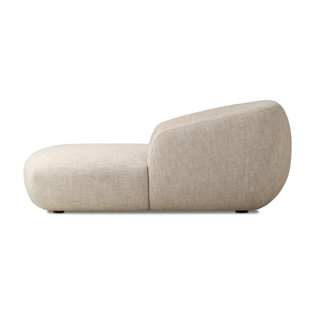Four Hands Channing Chaise ~ Yuma Cream Upholstered Performance Fabric