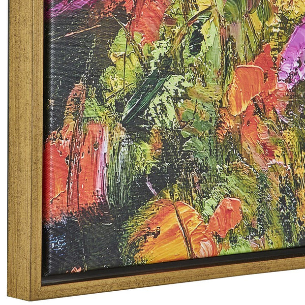 Casa Bella Living Red Poopy Gallery Framed Canvas