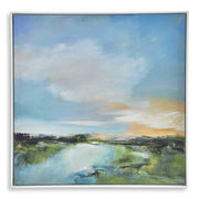 Casa Bella Living The River Glows Giclee Framed Canvas
