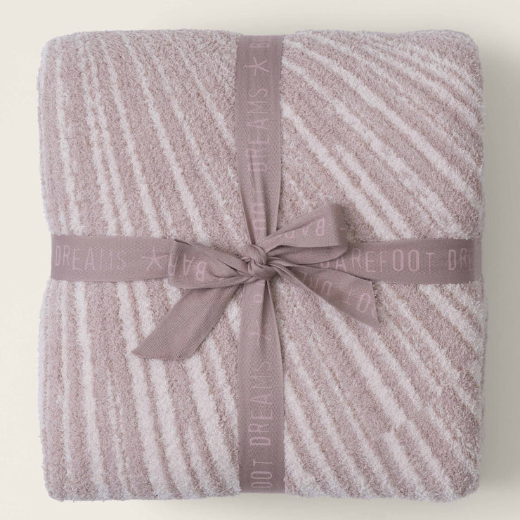 Barefoot Dreams CozyChic Covered in Prayer Inspiration Throw Blanket ~ Dusty Mauve Hope For Peace