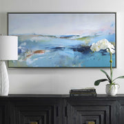 Casa Bella Living Emotion Of The Sea Framed Canvas