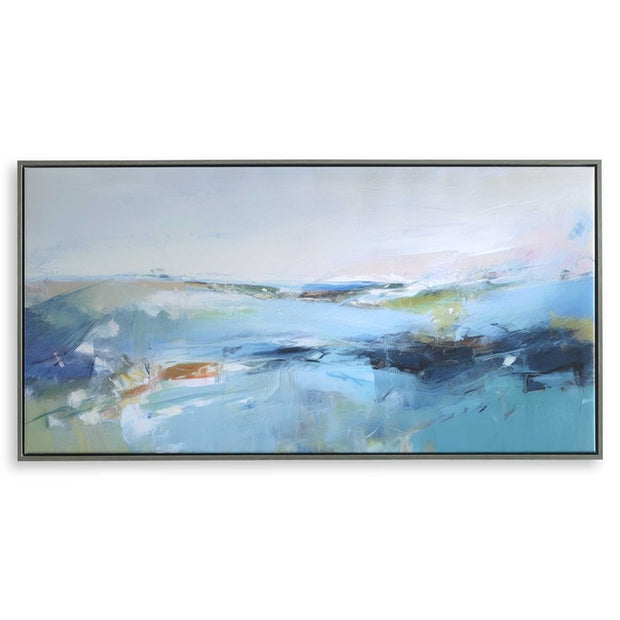 Casa Bella Living Emotion Of The Sea Framed Canvas