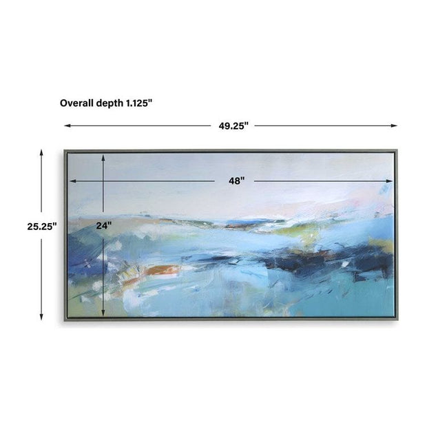 Casa Bella Living Emotion Of The Sea Framed Canvas