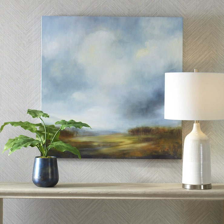 Casa Bella Living Blue Light Landscape Frameless Canvas