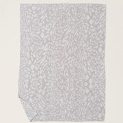 Barefoot Dreams CozyChic Fauna Leopard Throw Blanket ~ Stone and Cream