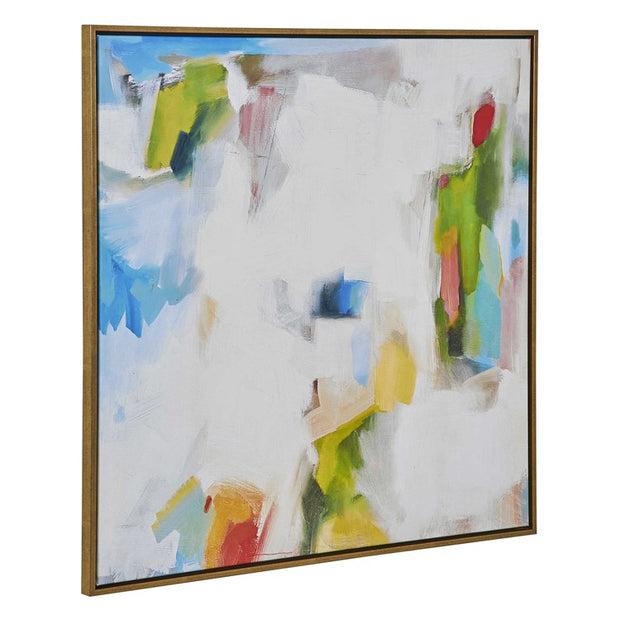 Casa Bella Living Room Dream Of Isles Wood Framed Canvas