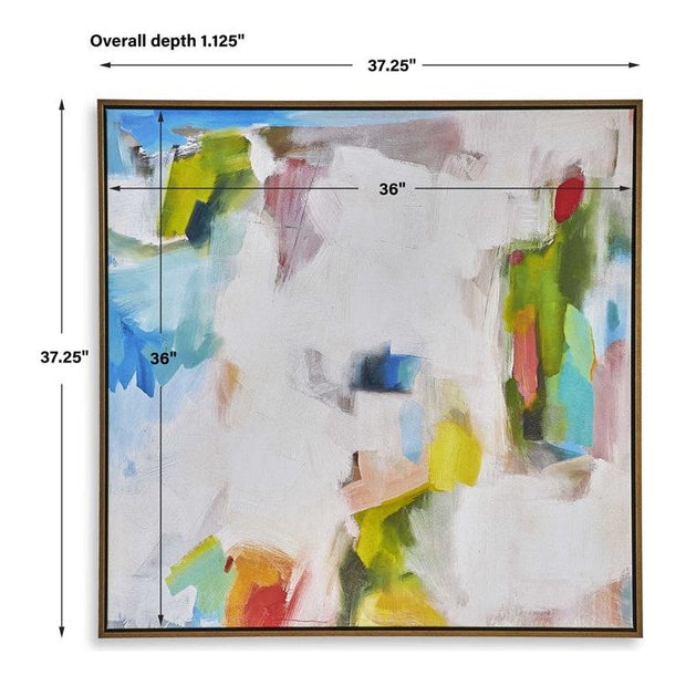 Casa Bella Living Room Dream Of Isles Wood Framed Canvas