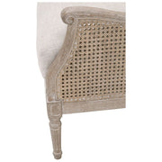 Essentials For Living Churchill Club Chair ~ Bisque, Natural Gray Birch, Cane