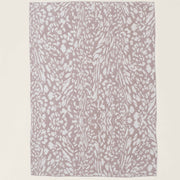 Barefoot Dreams CozyChic Fauna Leopard Throw Blanket ~ Dusty Mauve and Cream