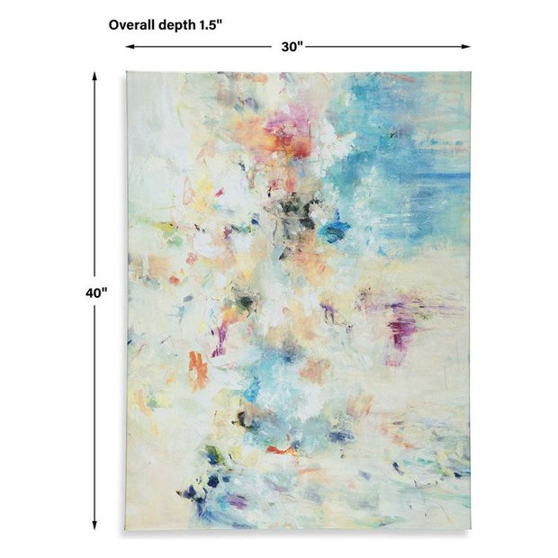 Casa Bella Living Floral Dreams Frameless Canvas