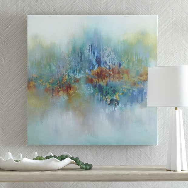 Casa Bella Living Modern Earth-tones Frameless Canvas