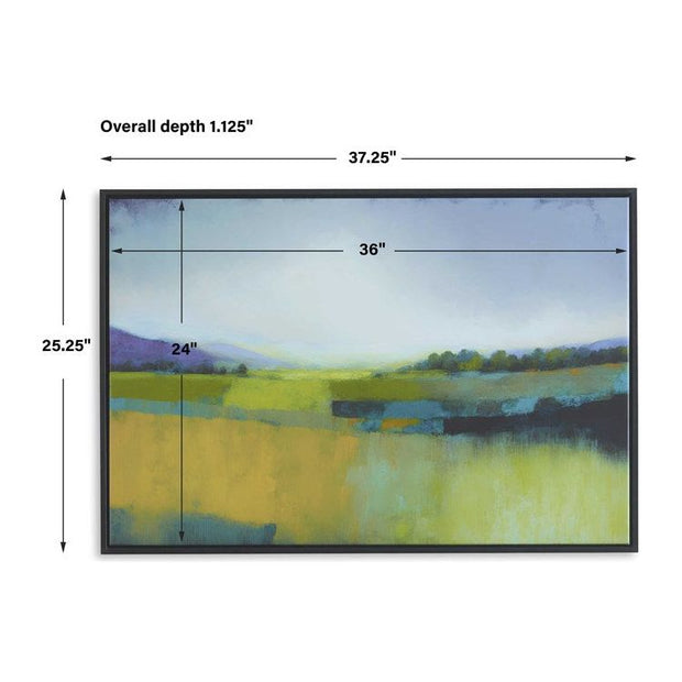 Casa Bella Living Wood Framed Morning Sunrise Canvas