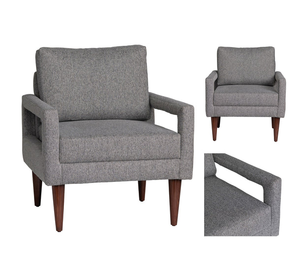 Crestview Collection Olaf Gray Accent Chair