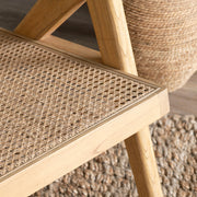 Crestview Collection Biscayne Mindi Wood Accent Chair