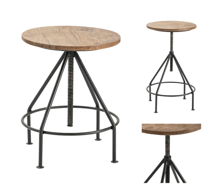 Crestview Collection Bengal Manor Mango Wood Counter Stool