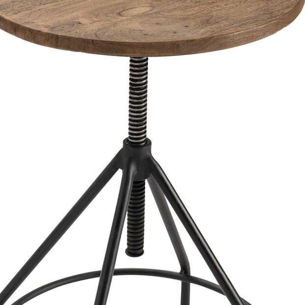 Crestview Collection Bengal Manor Mango Wood Counter Stool