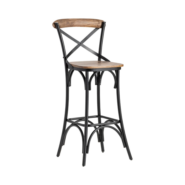 Crestview Collection Cedar Creek Mango Wood Bar Stool