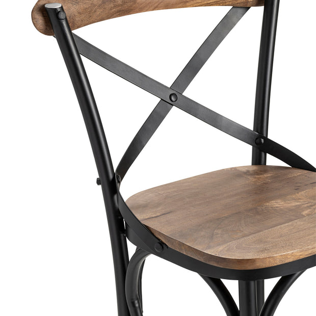 Crestview Collection Cedar Creek Mango Wood Bar Stool