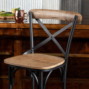 Crestview Collection Cedar Creek Mango Wood Bar Stool