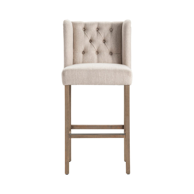 Crestview Collection Stanton Cream Tufted  Bar Stool