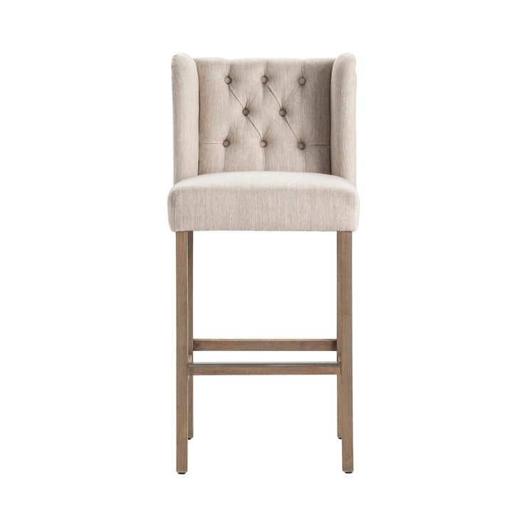 Crestview Collection Stanton Cream Tufted  Bar Stool