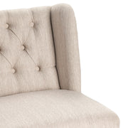 Crestview Collection Stanton Cream Tufted  Bar Stool