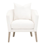 Essentials For Living Gordon Club Chair ~ LiveSmart Peyton-Pearl, Natural Gray Oak