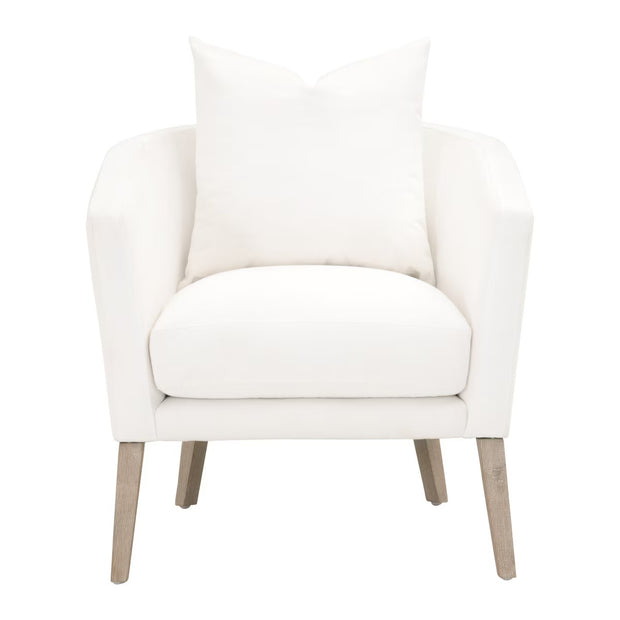 Essentials For Living Gordon Club Chair ~ LiveSmart Peyton-Pearl, Natural Gray Oak