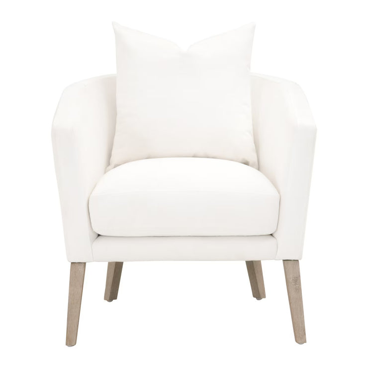 Essentials For Living Gordon Club Chair ~ LiveSmart Peyton-Pearl, Natural Gray Oak