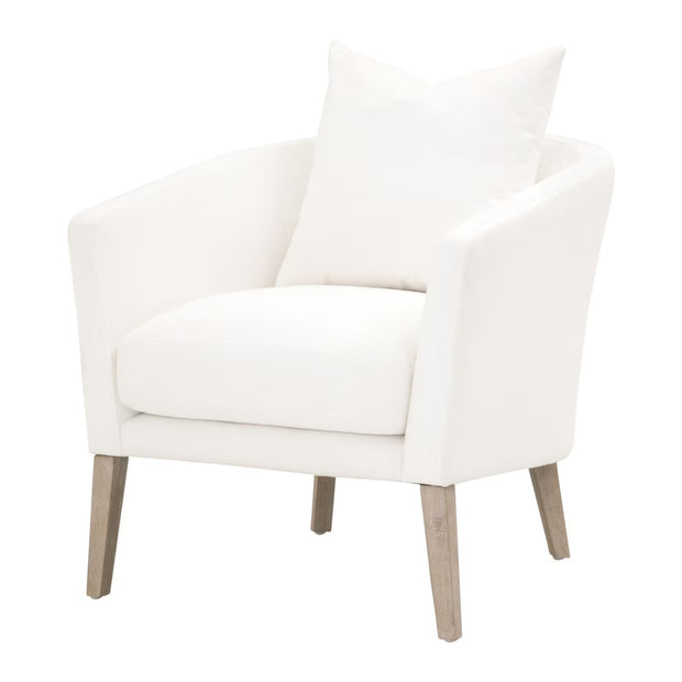 Essentials For Living Gordon Club Chair ~ LiveSmart Peyton-Pearl, Natural Gray Oak