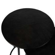 Casa Bella Living Set Of Three Iron Nesting Tables