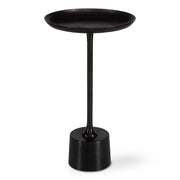 Casa Bella Living Round Dark Brown Oxidized Finished Accent Table