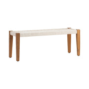 Crestview Collection Bengal Manor Woven Jute Bench
