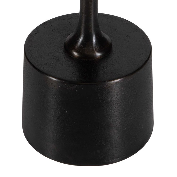 Casa Bella Living Round Dark Brown Oxidized Finished Accent Table