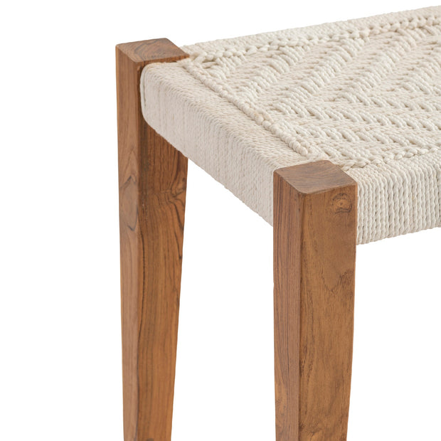 Crestview Collection Bengal Manor Woven Jute Bench