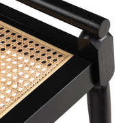 Crestview Collection Port Royal Black Rattan Accent Bench