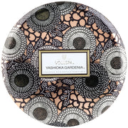 Voluspa Yashioka Gardenia 3 Wick Candle ~ 12 oz