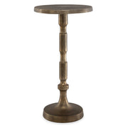 Casa Bella Living Antique Brass Drink Table